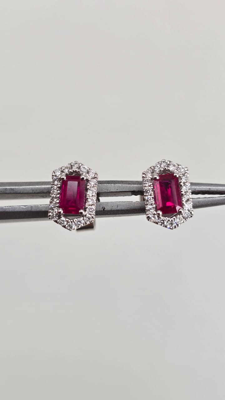 Natural Ruby Earring - Image 2