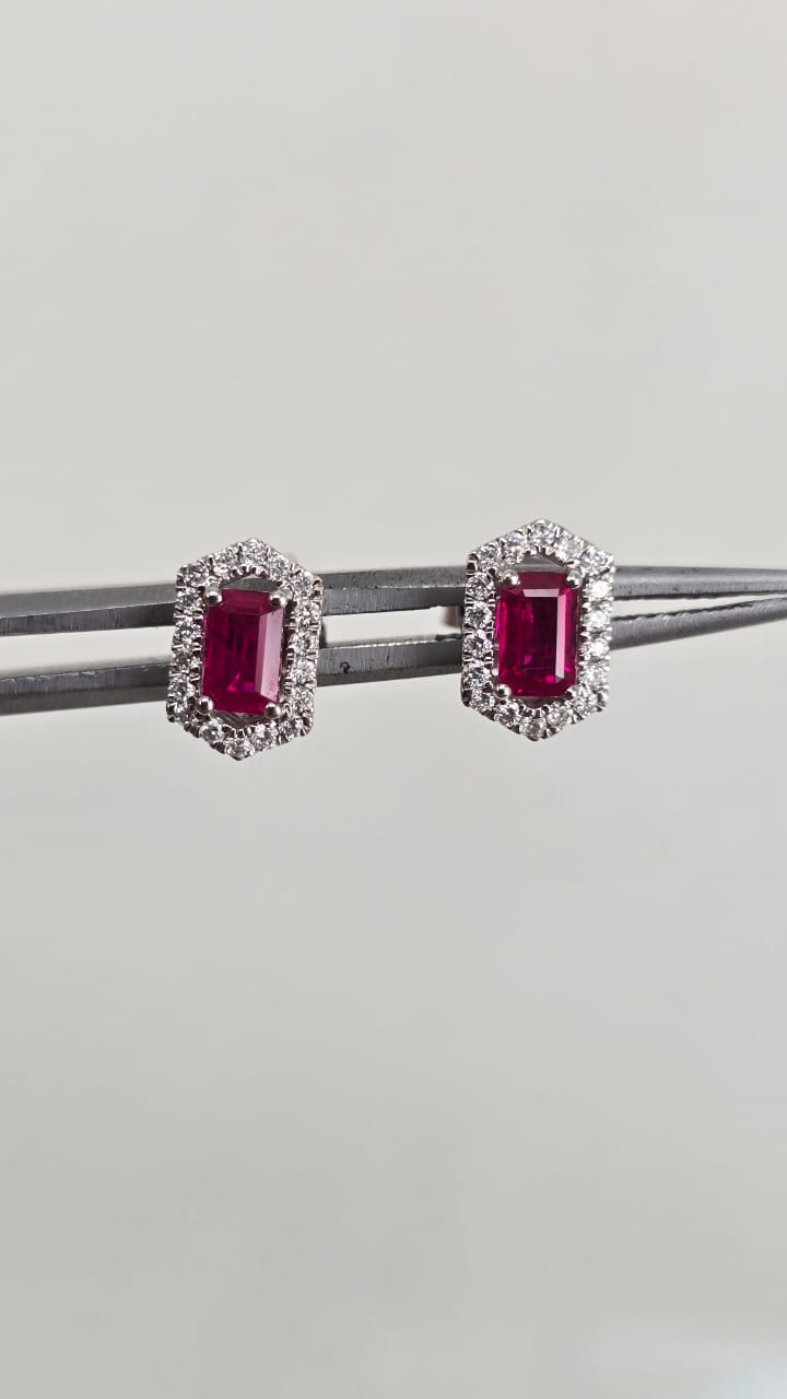 Natural Ruby Earring - Image 3