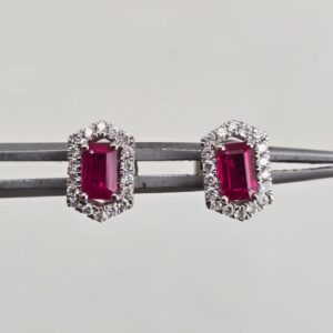 Natural Ruby Earring